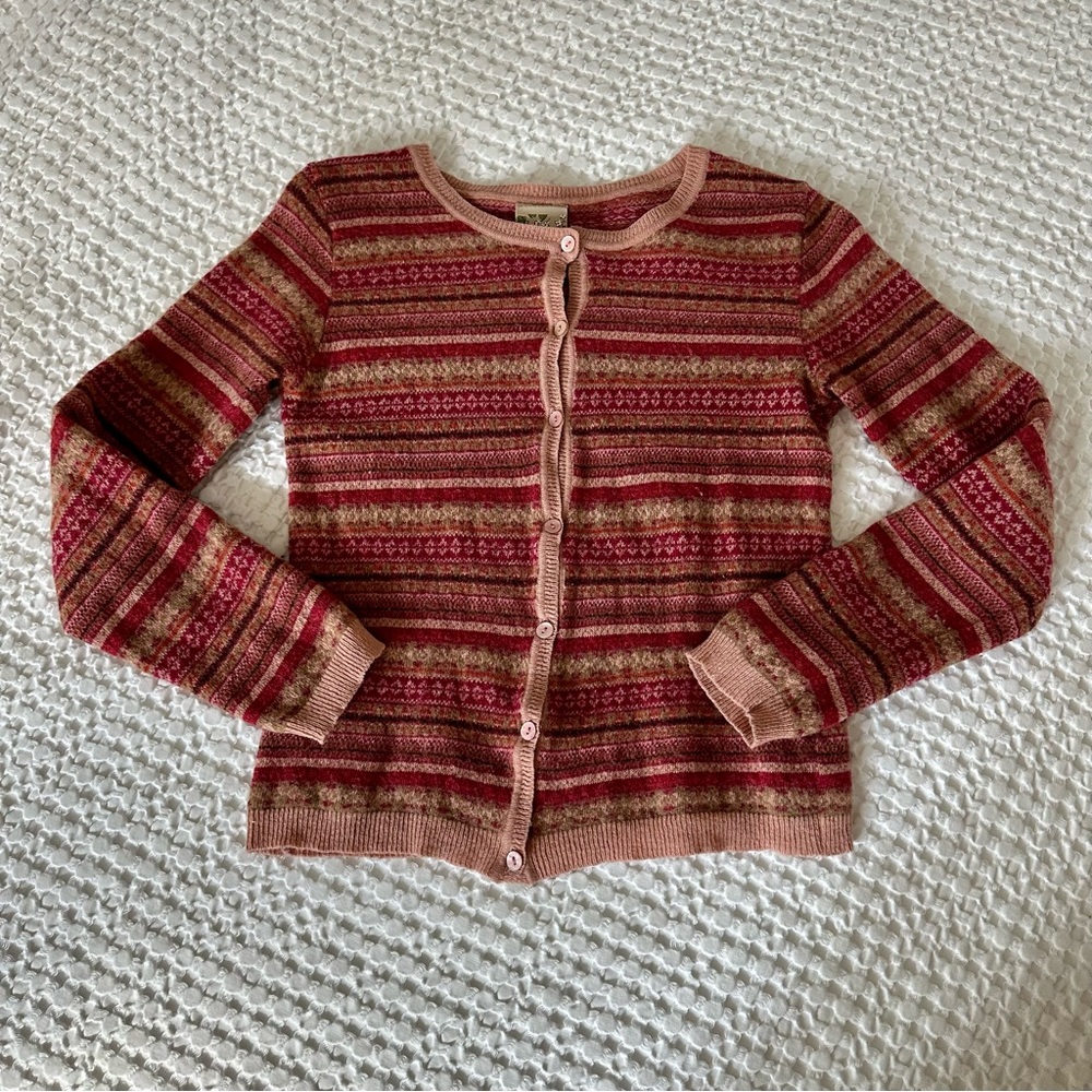 pink lambswool sweater, made in italy